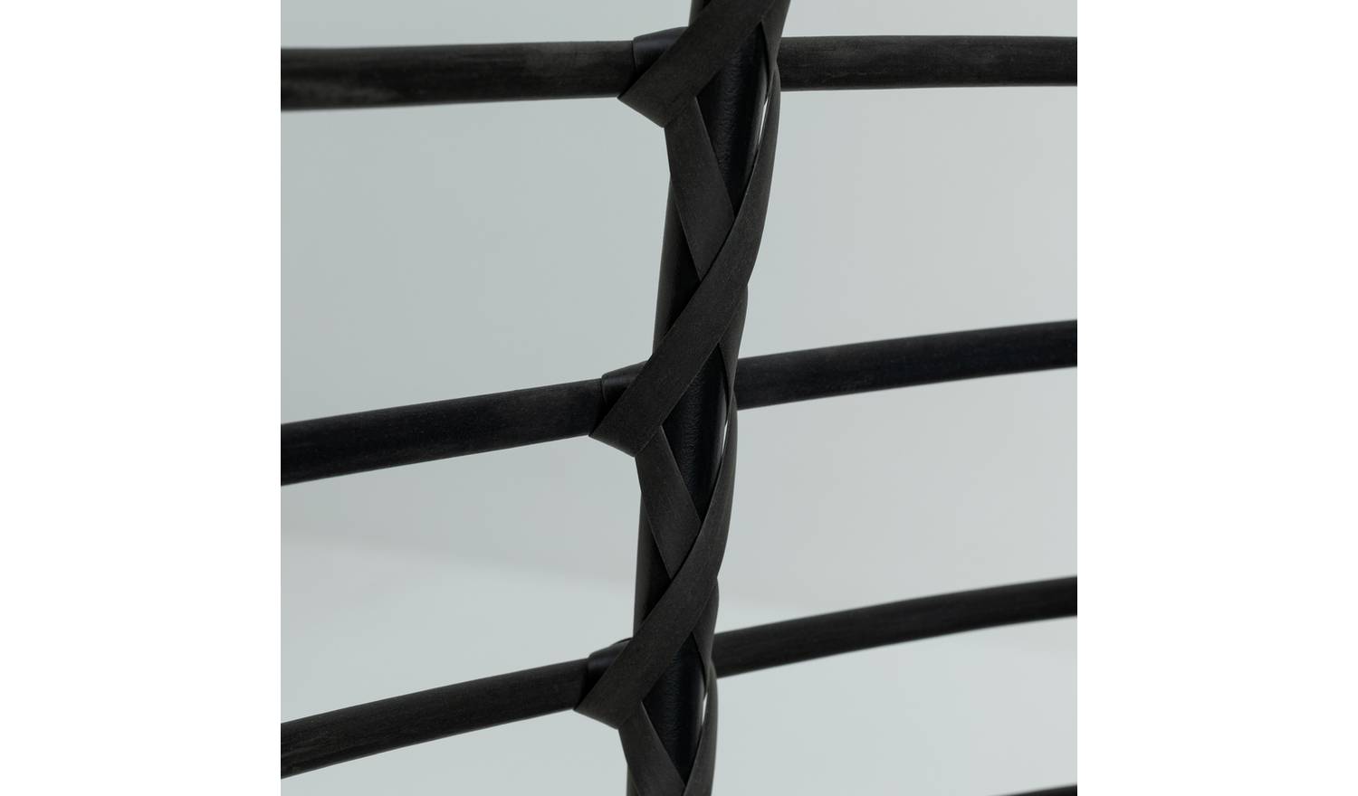 Habitat Kora Rattan Effect Garden Egg Chair - Black