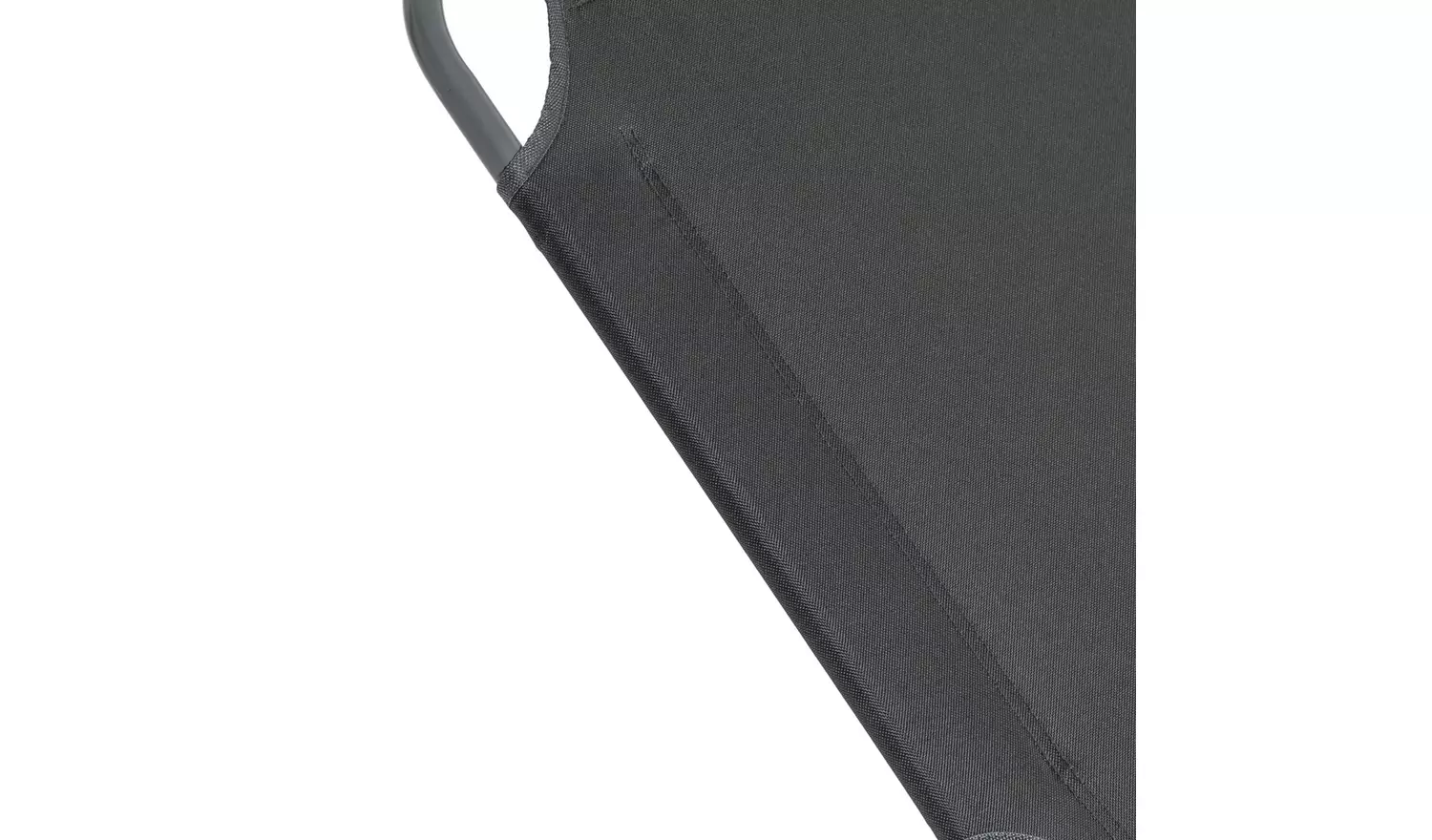 Habitat Folding Metal Sun Lounger - Charcoal