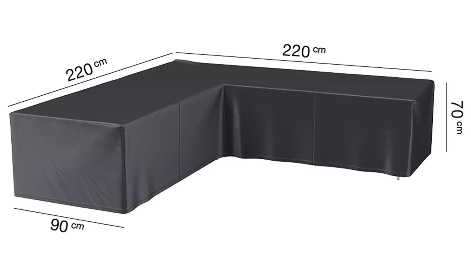 Pacific L - Shape Garden Sofa Cover