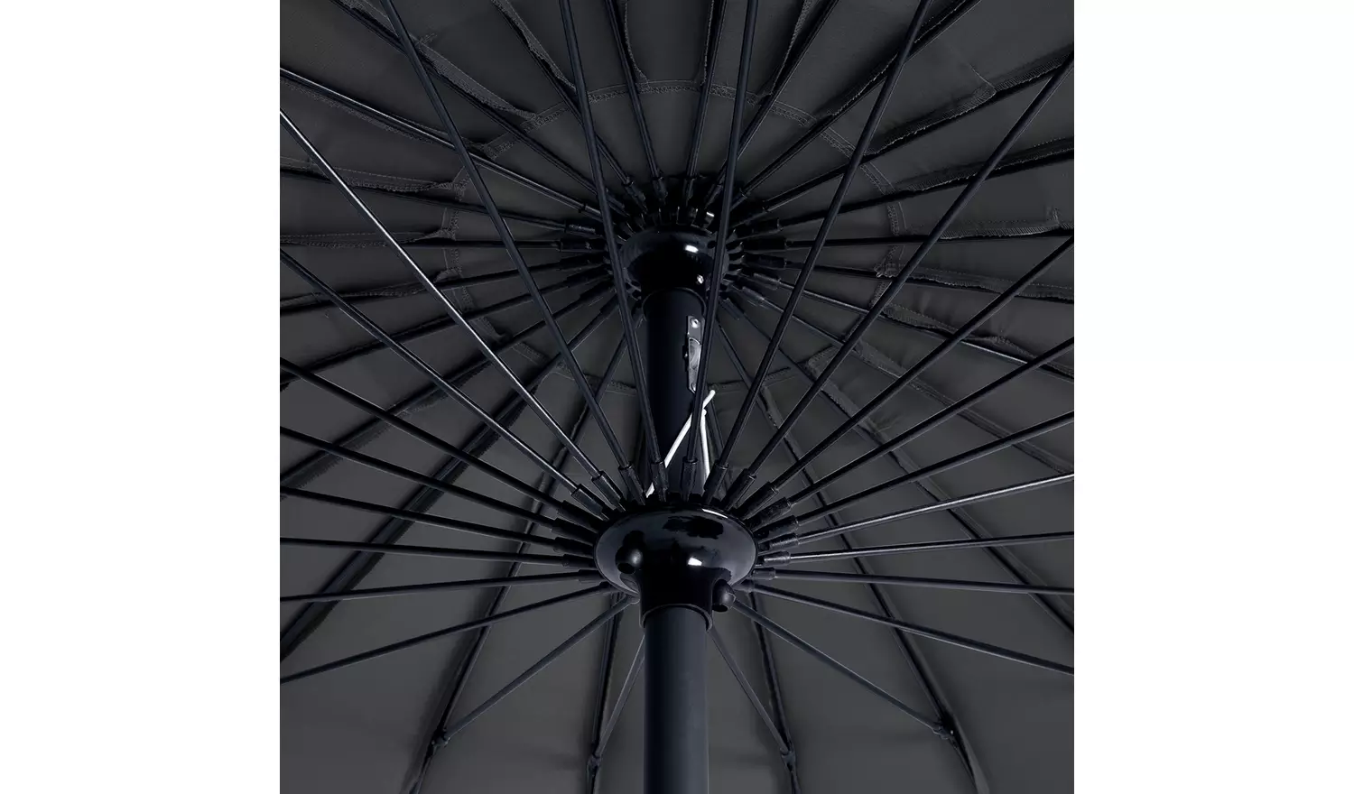 Habitat Shanghai 2.7m Garden Parasol - Grey