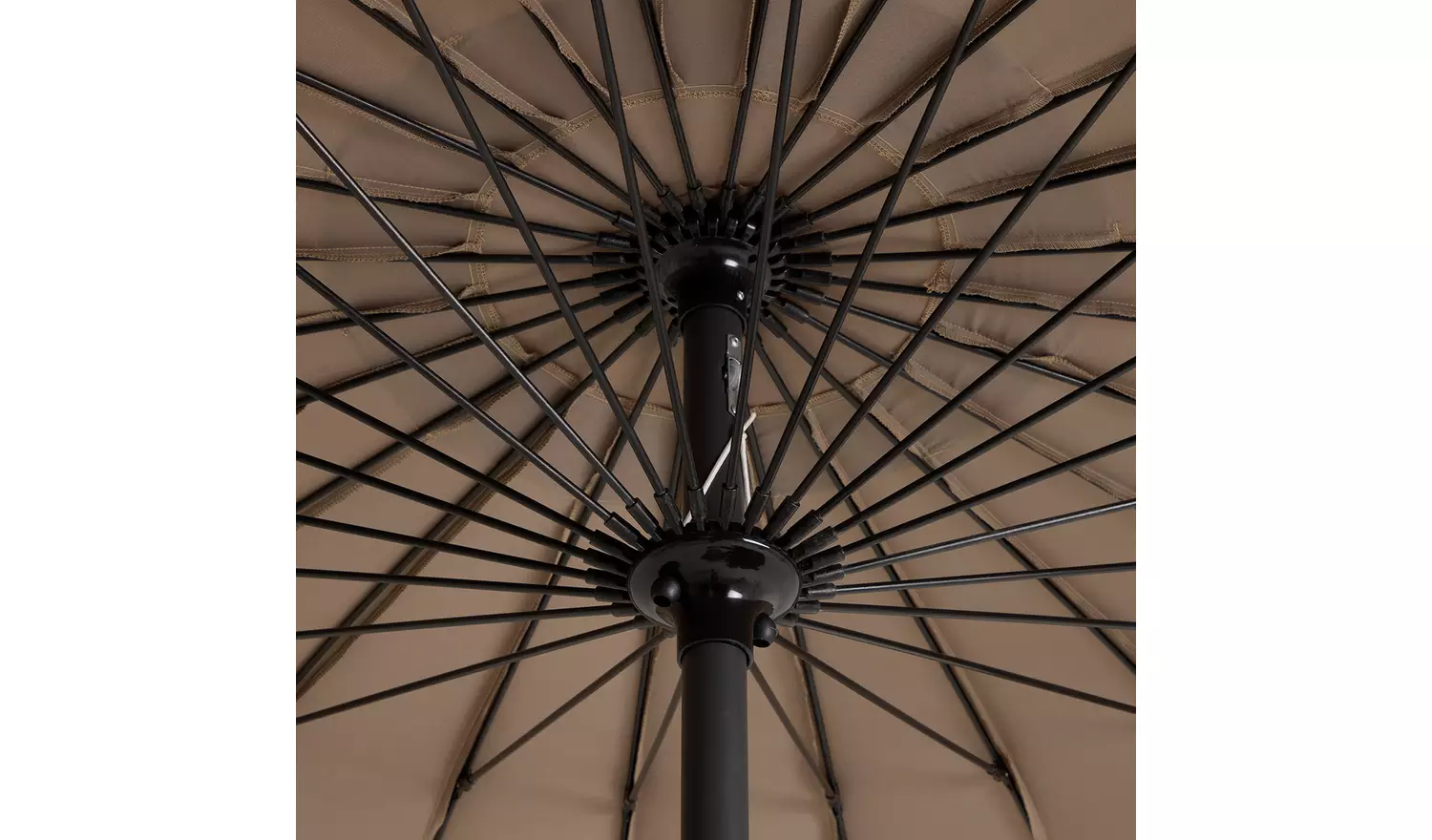 Habitat Shanghai 2.7m Garden Parasol - Taupe