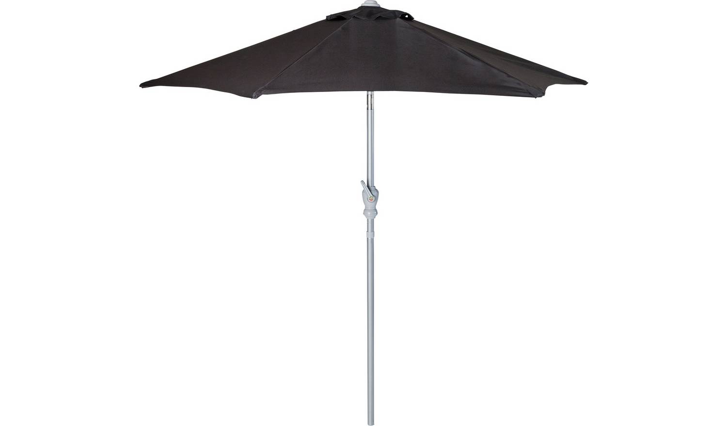 Argos Home 2.1m Tilting Garden Parasol - Black