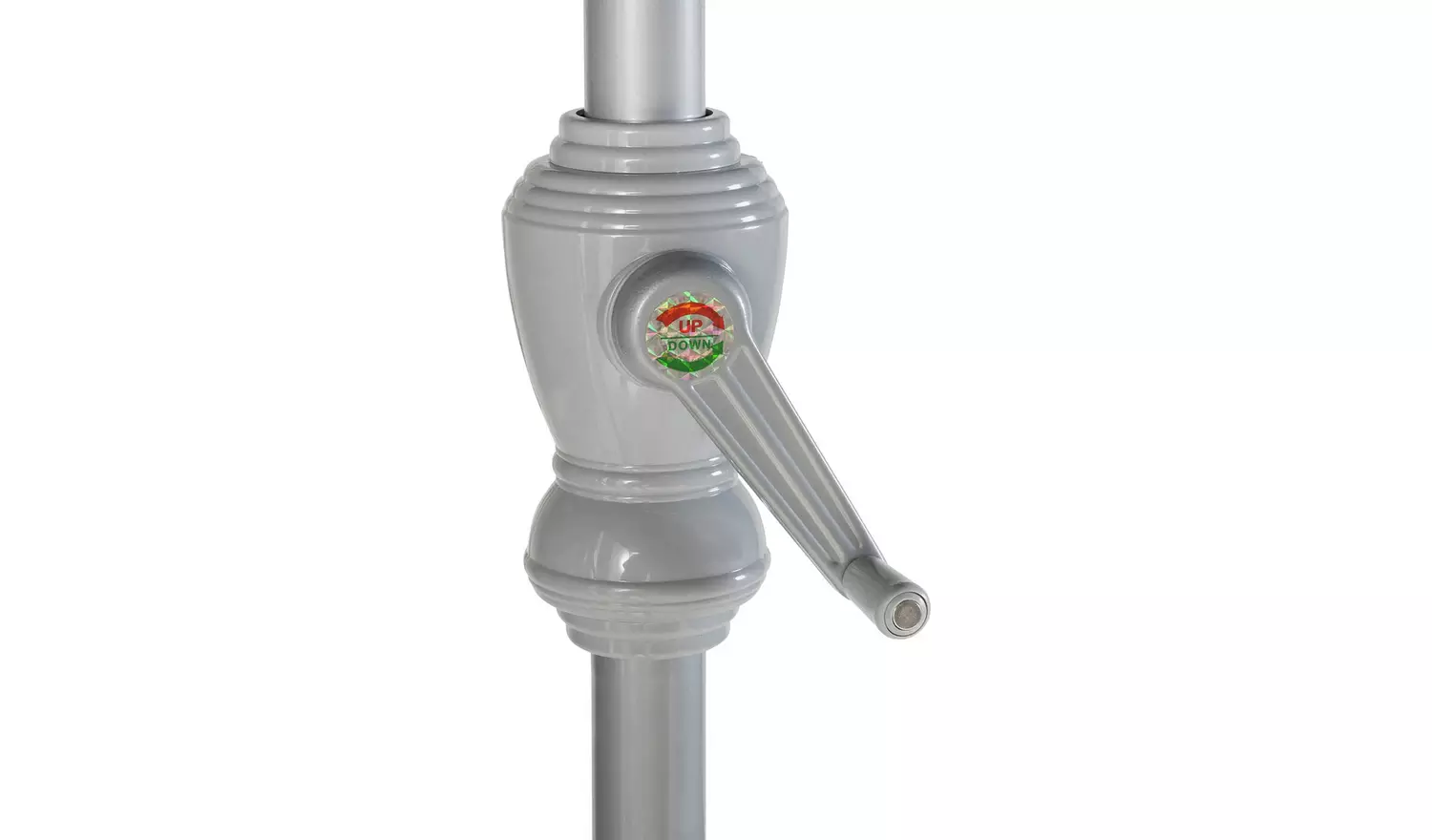 Argos Home 2.1m Tilting Garden Parasol - Black