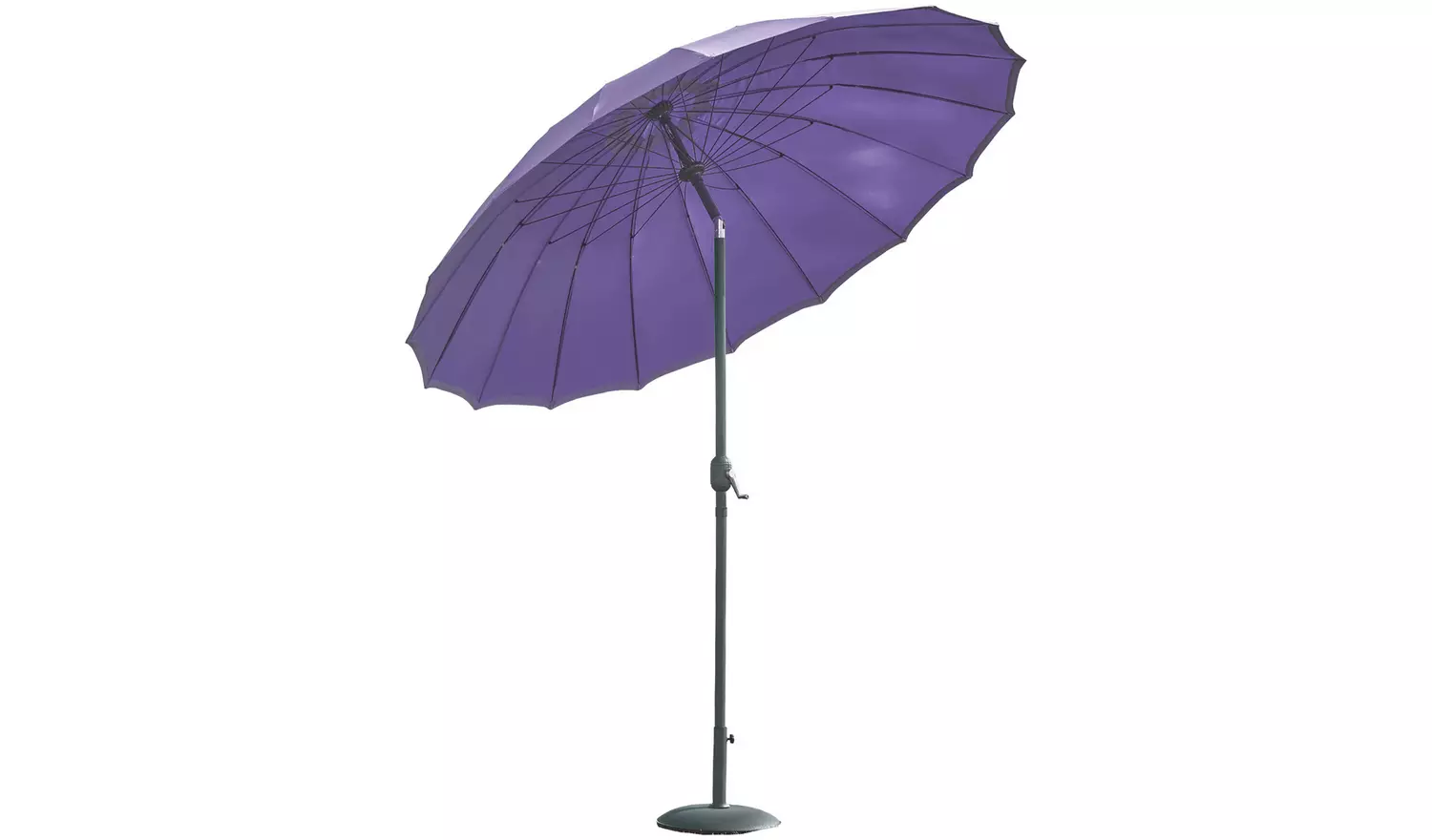 Norfolk Leisure Geisha 2.5m Tilting Garden Parasol - Purple