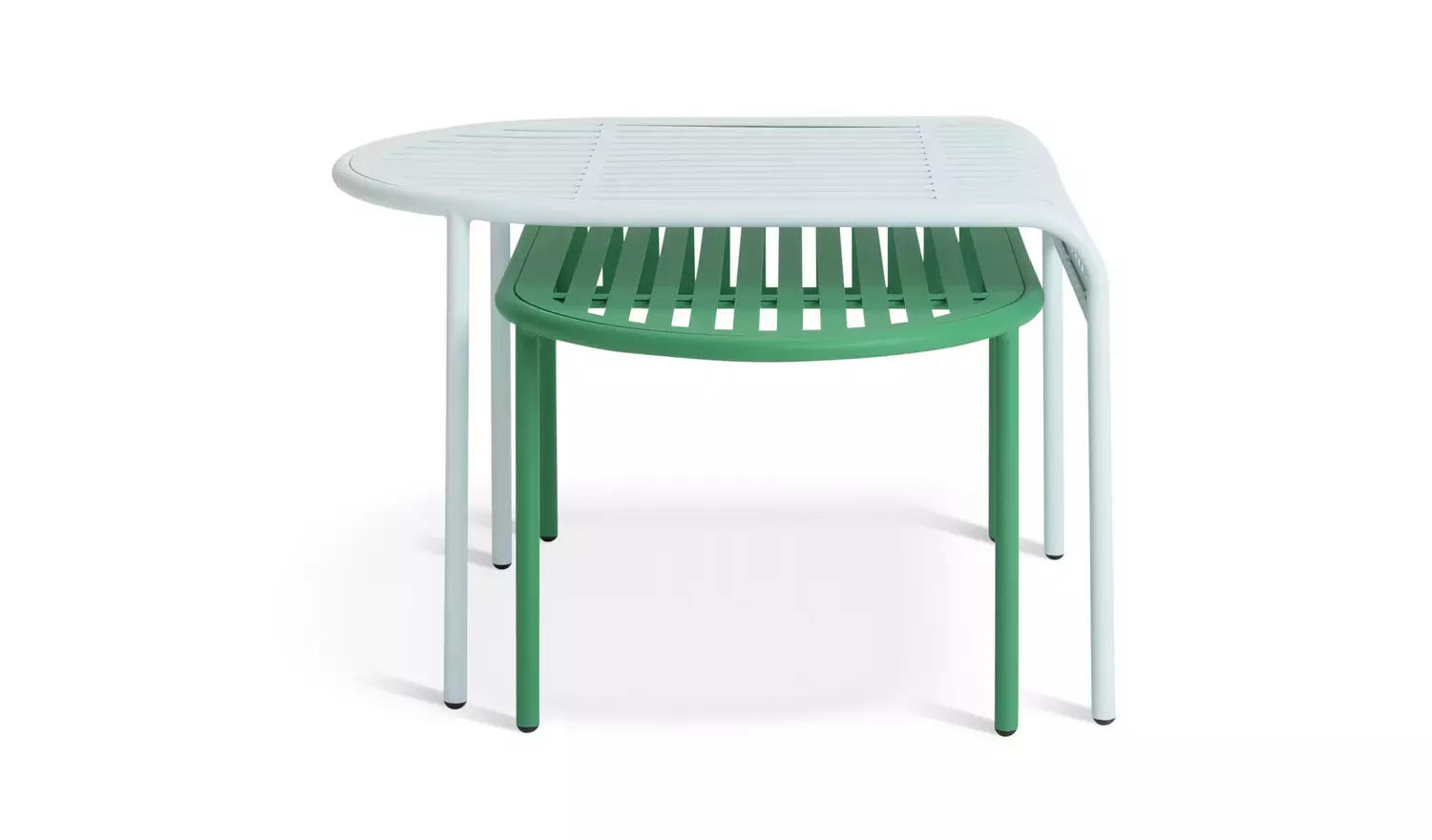 Habitat 60 Lucinda Metal Nesting Garden Tables -Blue & Green