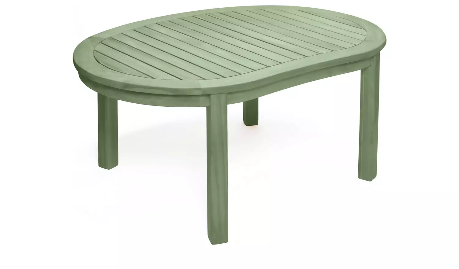 Greenhurst Banana 2 Seater Wooden Garden Table - Sage Green