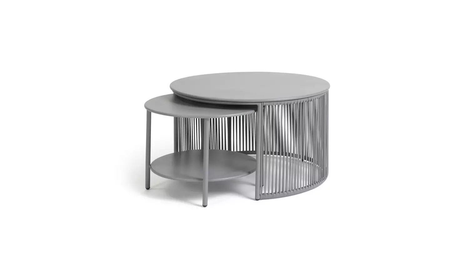 Habitat Ipanema Metal Garden Coffee Table - Grey