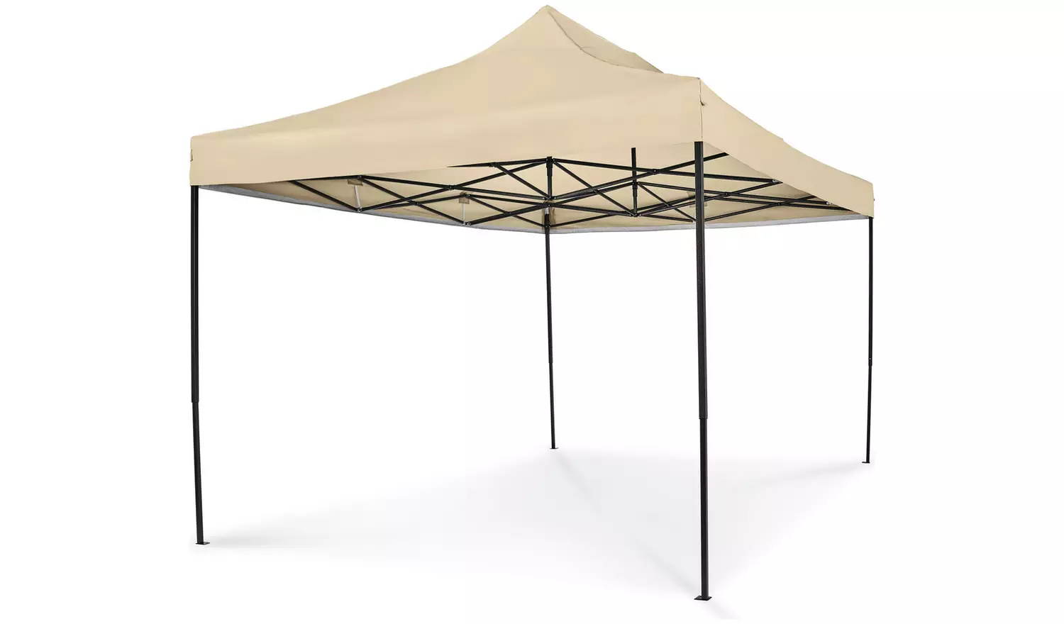 All Seasons 3m x 4.5m Pop Up Garden Gazebo - Beige