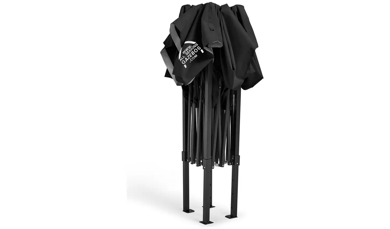 All Seasons 3m x 4.5m Pop Up Garden Gazebo - Black