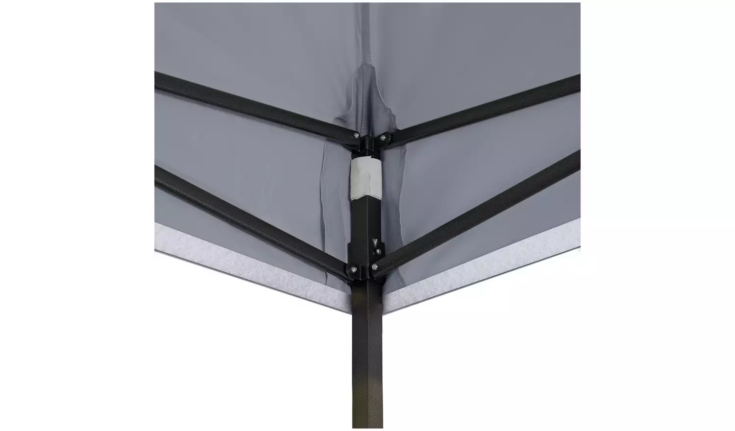 All Seasons 3m x 3m Pop Up Garden Gazebo - Metallic Grey