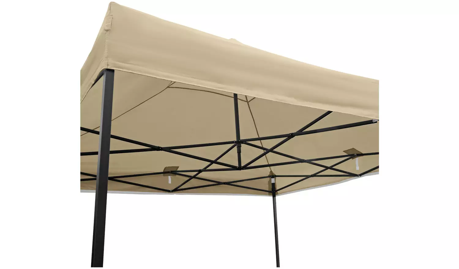 All Seasons 3m x 3m Pop Up Garden Gazebo - Beige