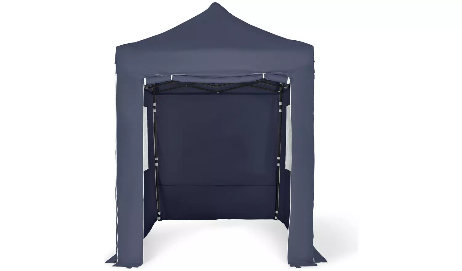 All Seasons 3m x 2m Pop Up Garden Gazebo & Side Panels -Navy