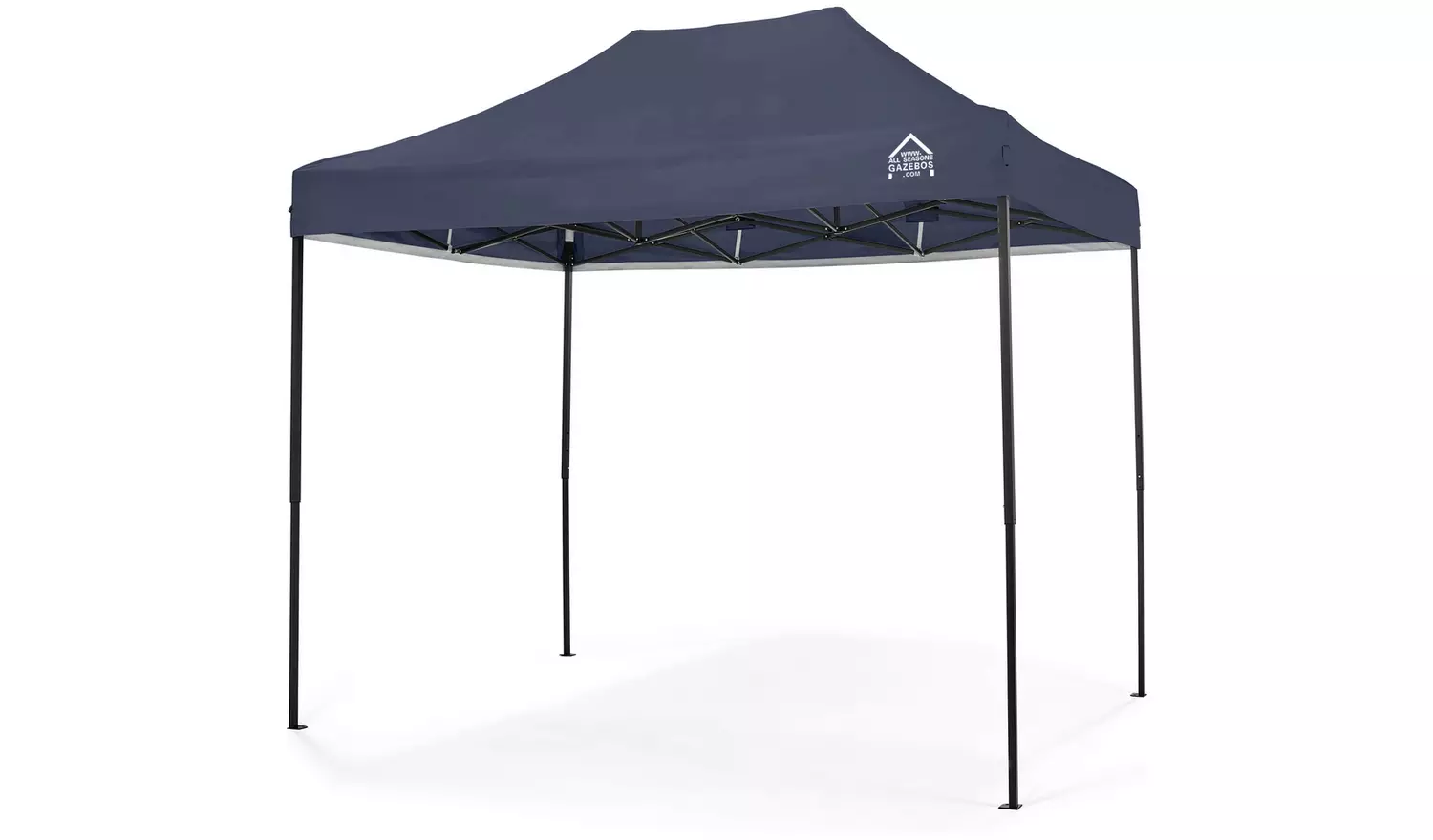 All Seasons 3m x 2m Pop Up Garden Gazebo & Side Panels -Navy