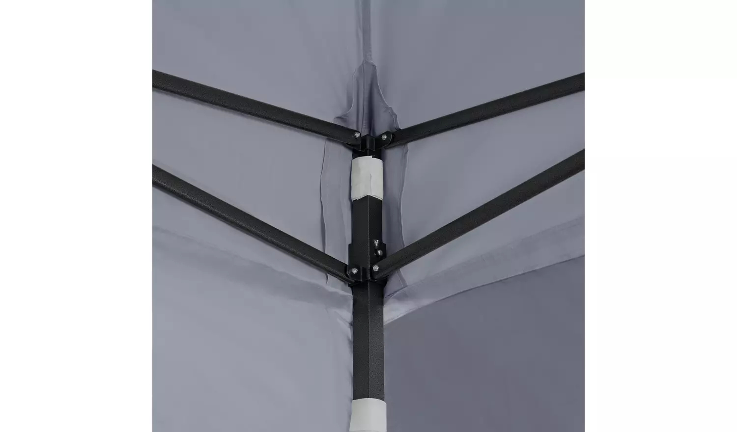 All Seasons 3m x 3m Pop Up Garden Gazebo & Side Panels- Grey