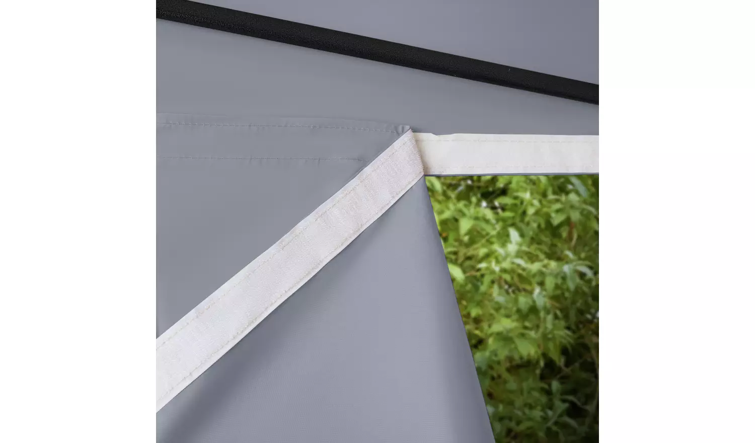 All Seasons 3m x 3m Pop Up Garden Gazebo & Side Panels- Grey