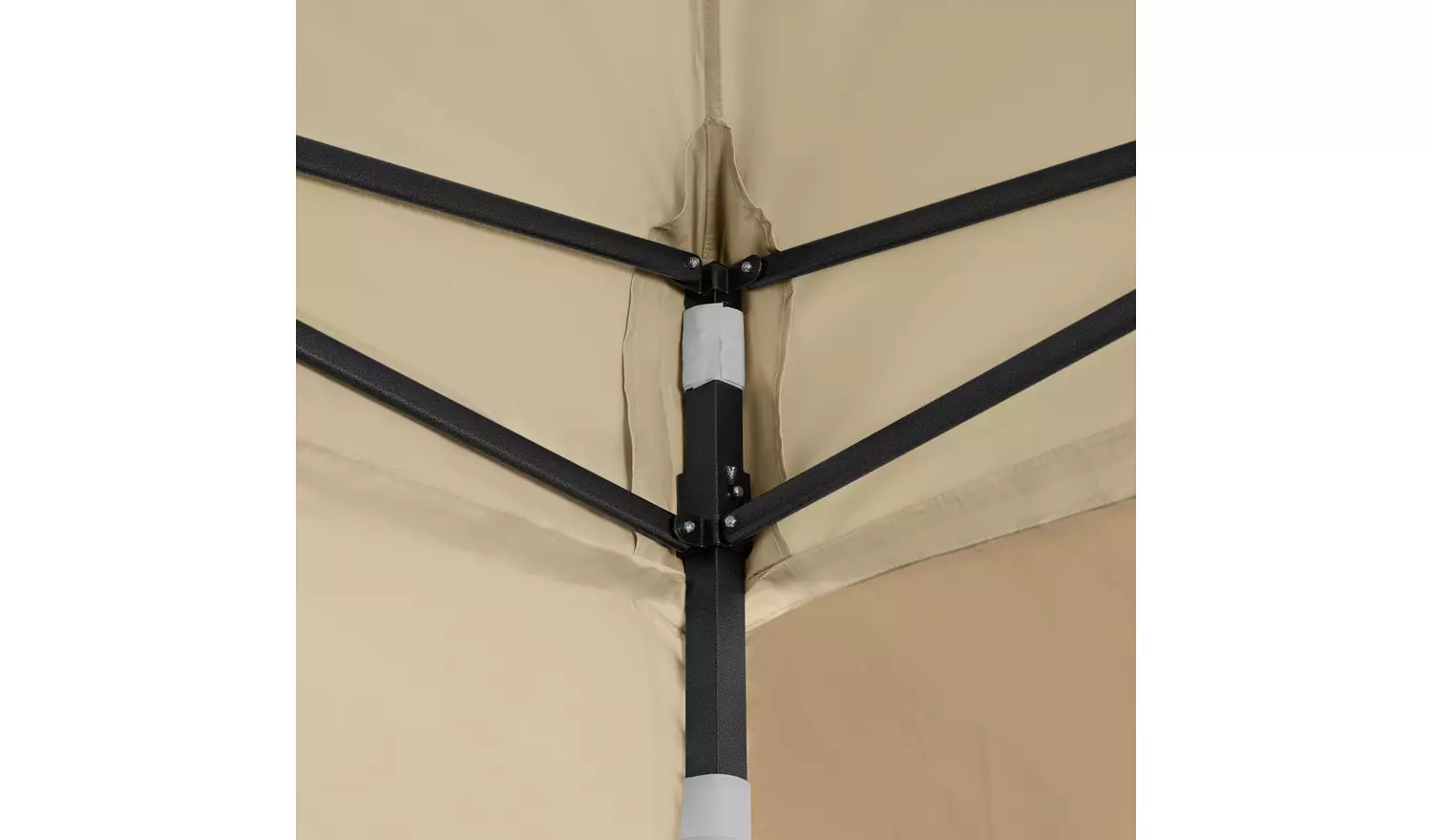 All Seasons 3m x 3m Pop Up Garden Gazebo & Side Panels-Beige