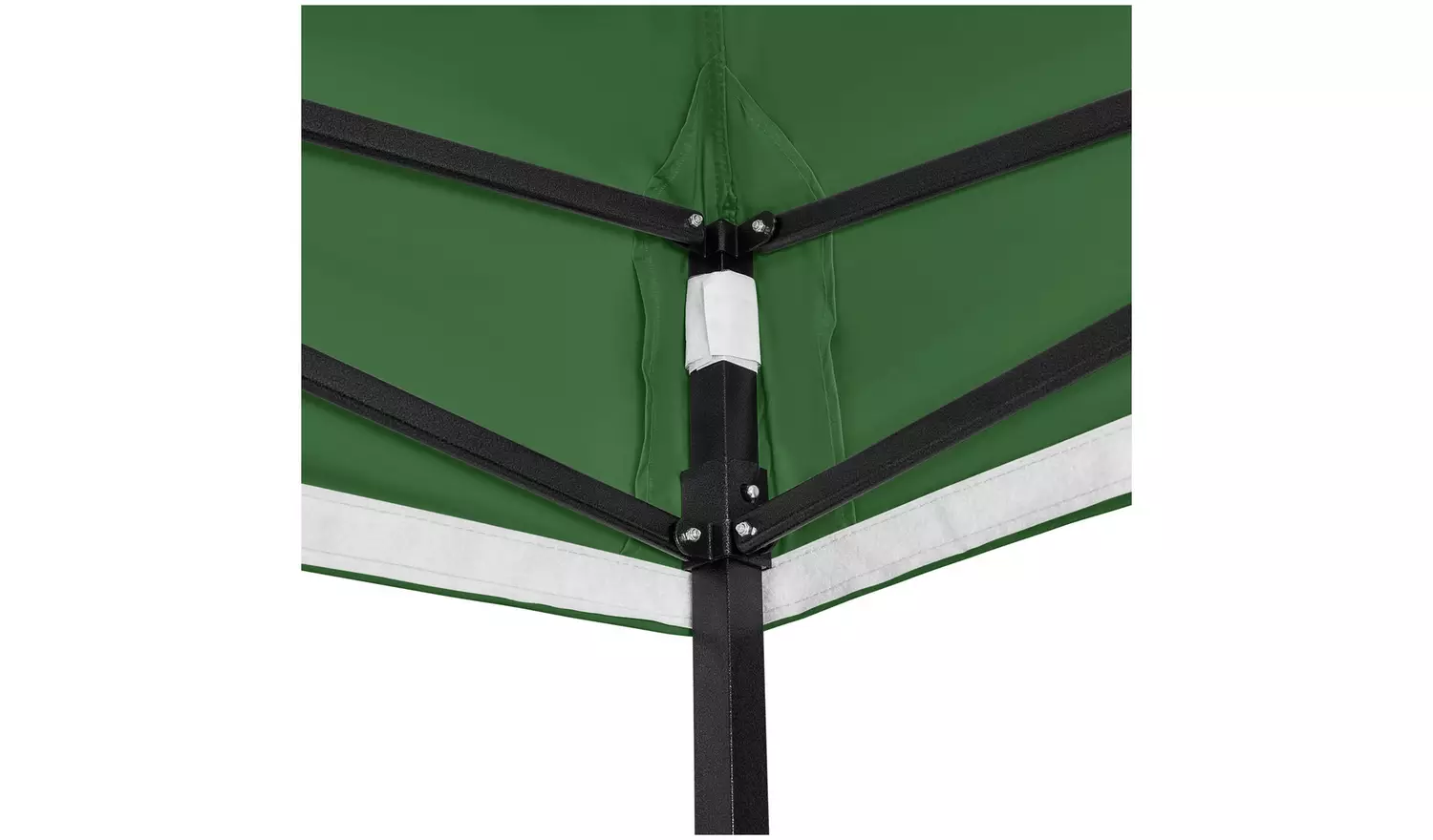 All Seasons 3mx4.5m Pop Up Garden Gazebo & Side Panels-Green