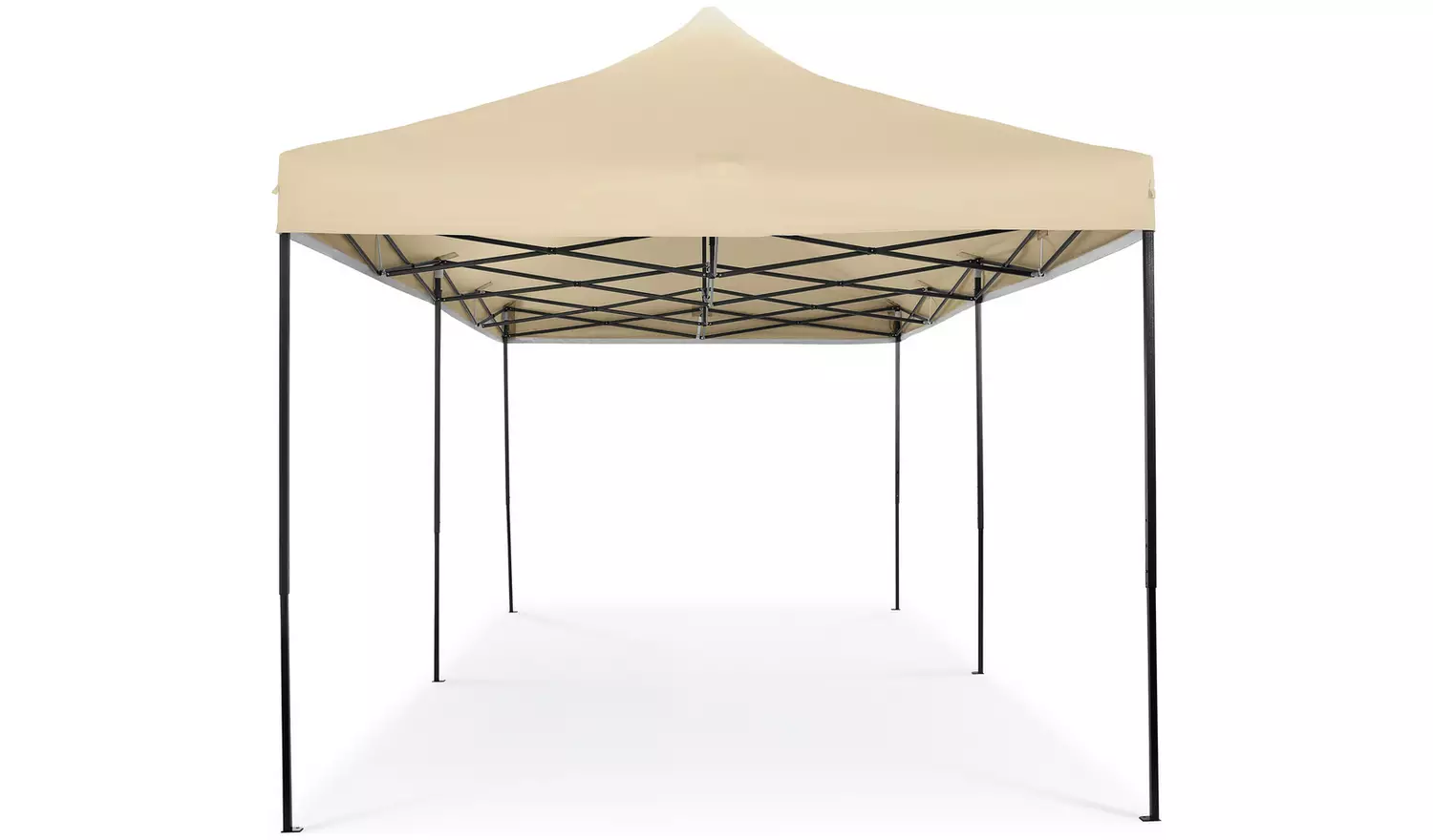 All Seasons 3m x 6m Pop Up Garden Gazebo - Beige