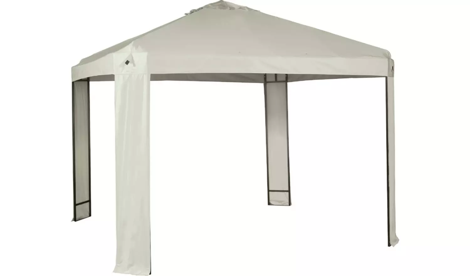 Argos Home 3m x 3m Garden Gazebo - Cream