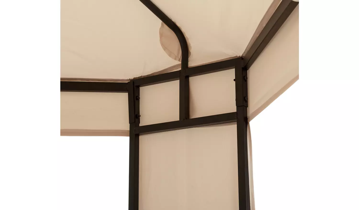 Argos Home 3m x 3m Garden Gazebo - Cream