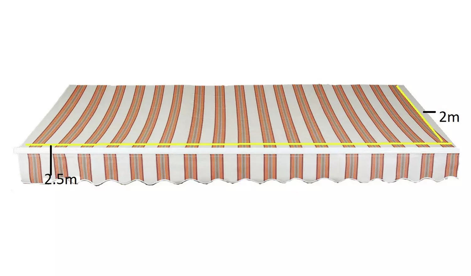 Greenhurst Kingston Garden Awning - 2.5m