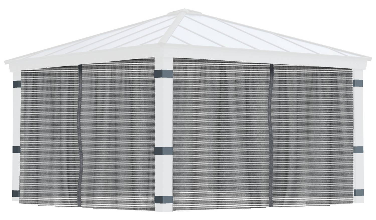 Palram Canopia Dallas 4 Piece Gazebo Netting Set 14 x 14ft