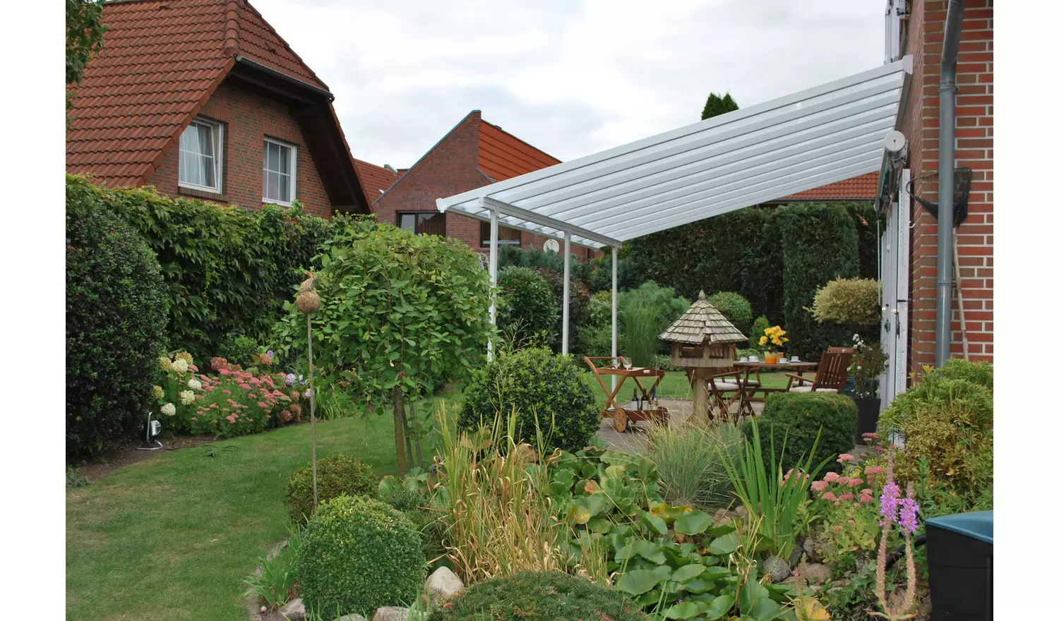 Palram Canopia Feria 4 x 6.06m Patio Cover White Clear