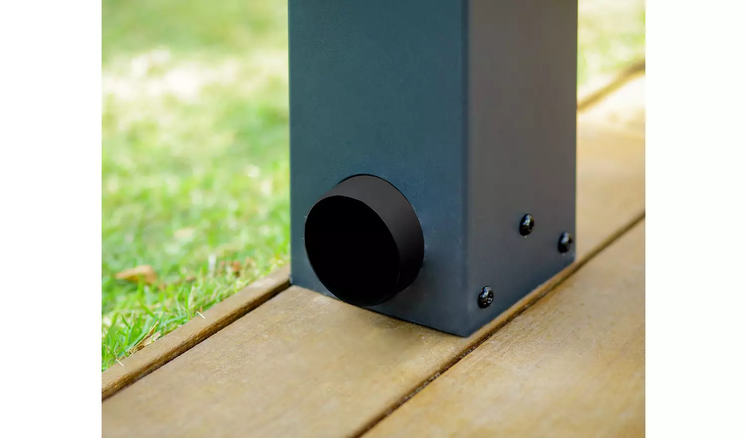 Palram Canopia Stockholm 3.4 x 9.5m Patio Cover Grey Clear