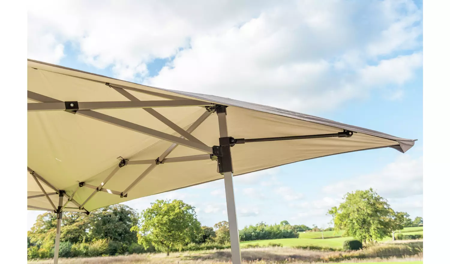 Norfolk Leisure 4m x 4m Pop up Garden Gazebo - Brown