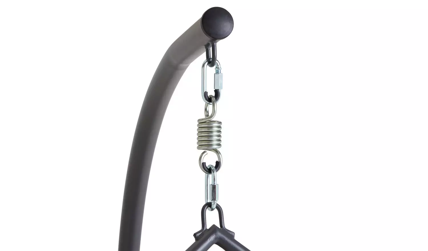 Argos Home Metal Hanging Egg Chair - Grey