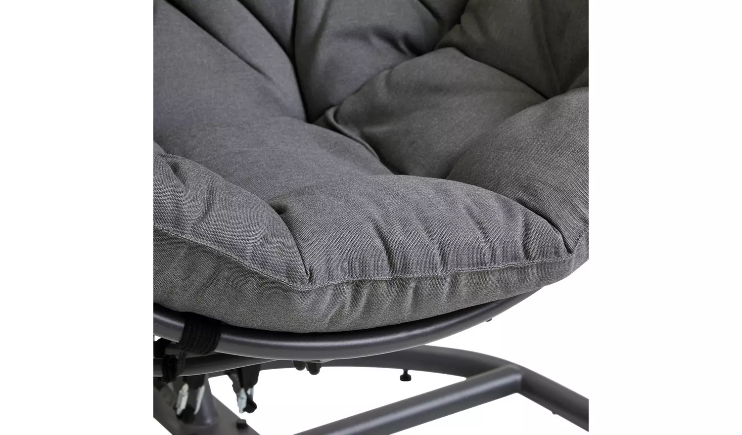 Argos Home Metal Hanging Egg Chair - Grey