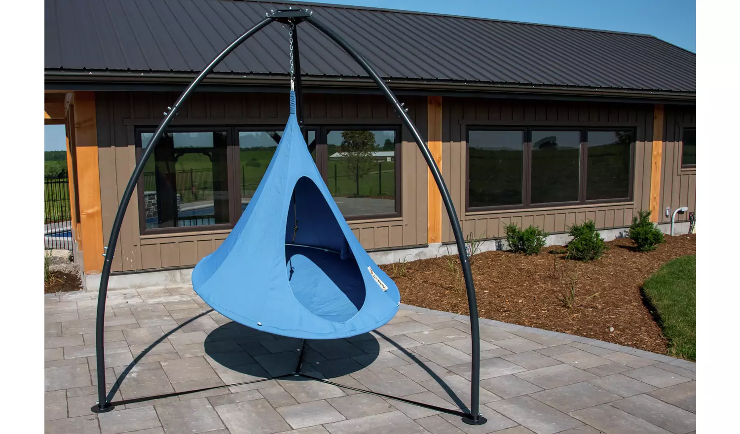 Vivere Tripod Hanging Chair Stand - Black