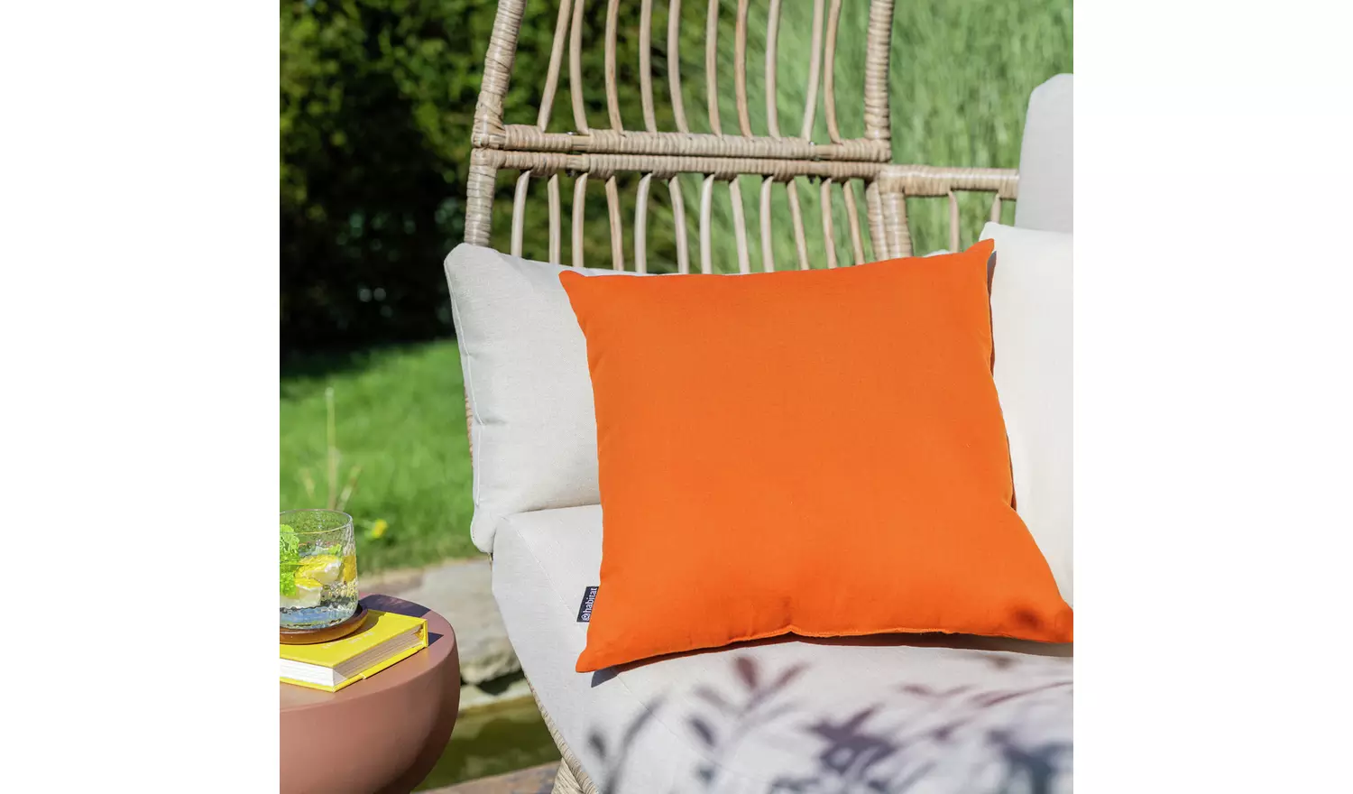 Habitat Outdoor Cushion - Terracotta