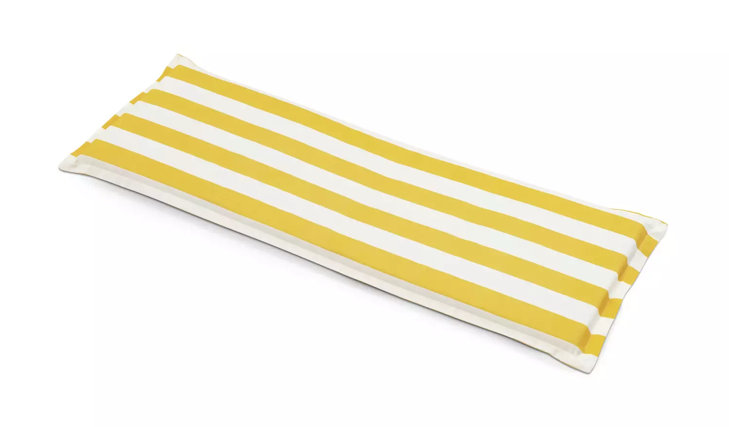 Habitat Stripe Garden Bench Cushion - Yellow