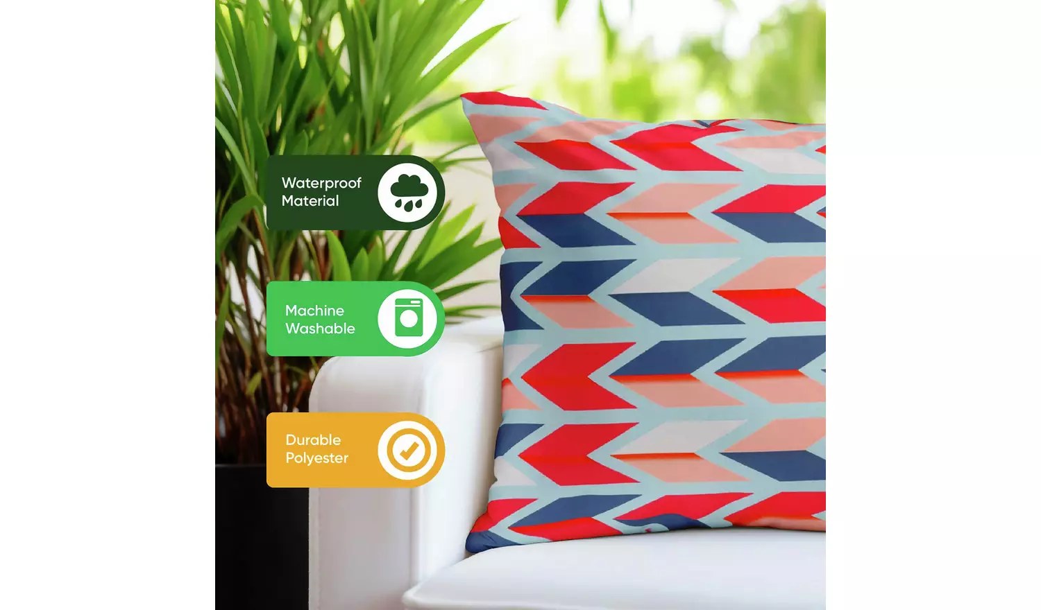 Streetwize Arrow Outdoor Cushions - Pack of 4