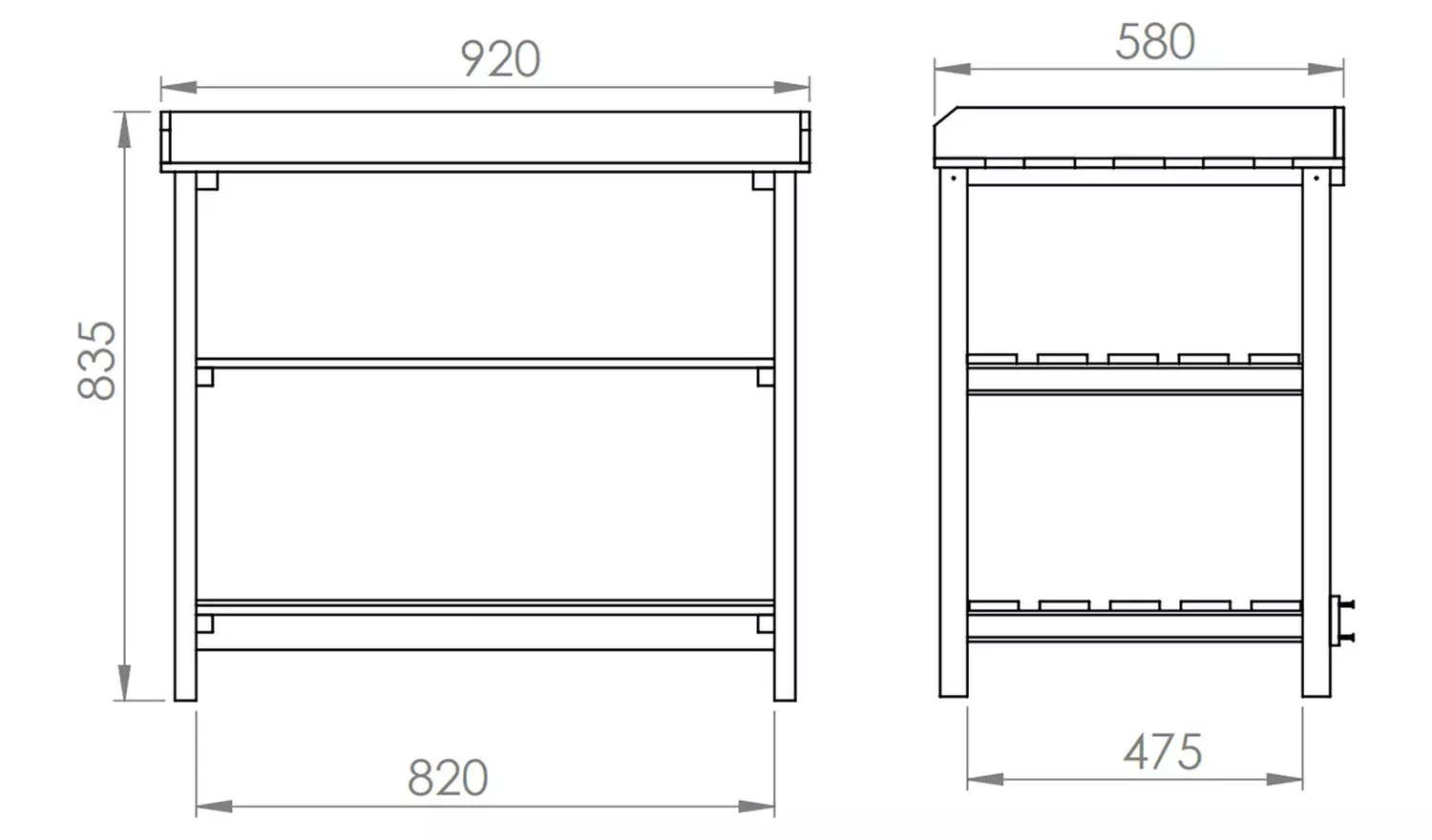 Mercia Carlton Potting Bench