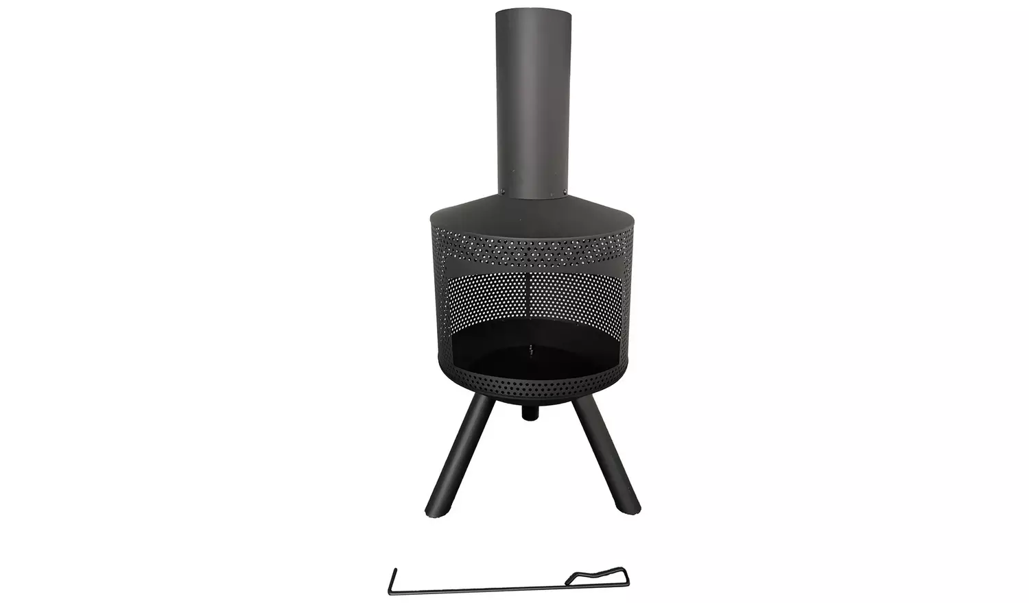 Habitat Steel Chimenea With Poker