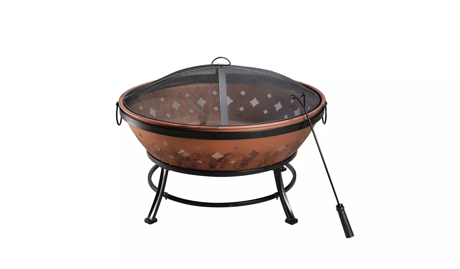 Teamson Home FP35 Wood Burning Fire Pit