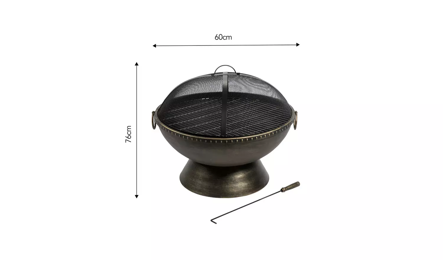 Teamson Home HR30701AA Wood Burning Fire Pit