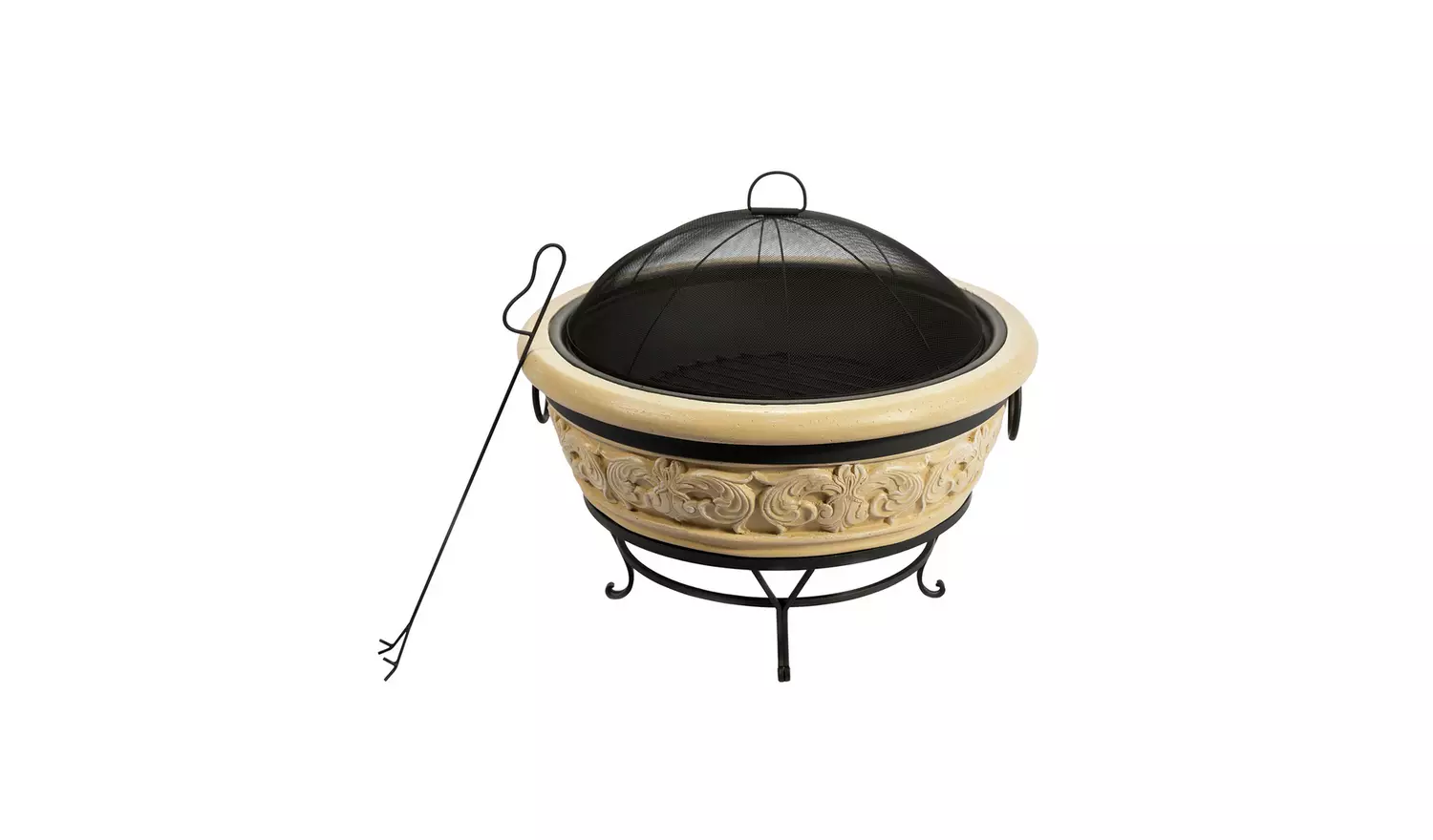 Teamson Home HR26303AA S Wood Burning Fire Pit