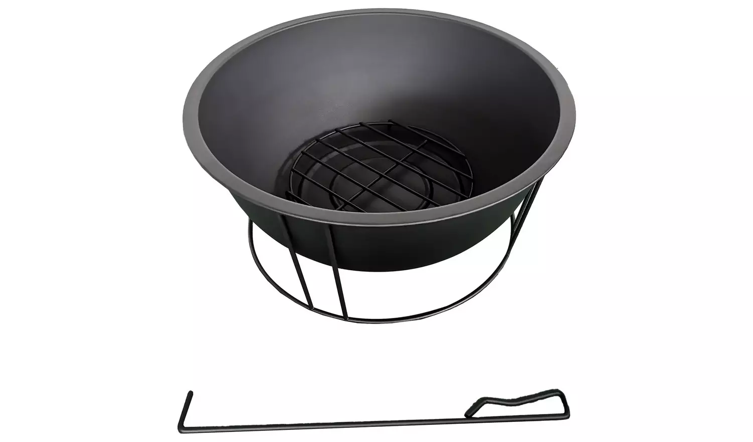 Argos Home Steel Firepit With Poker