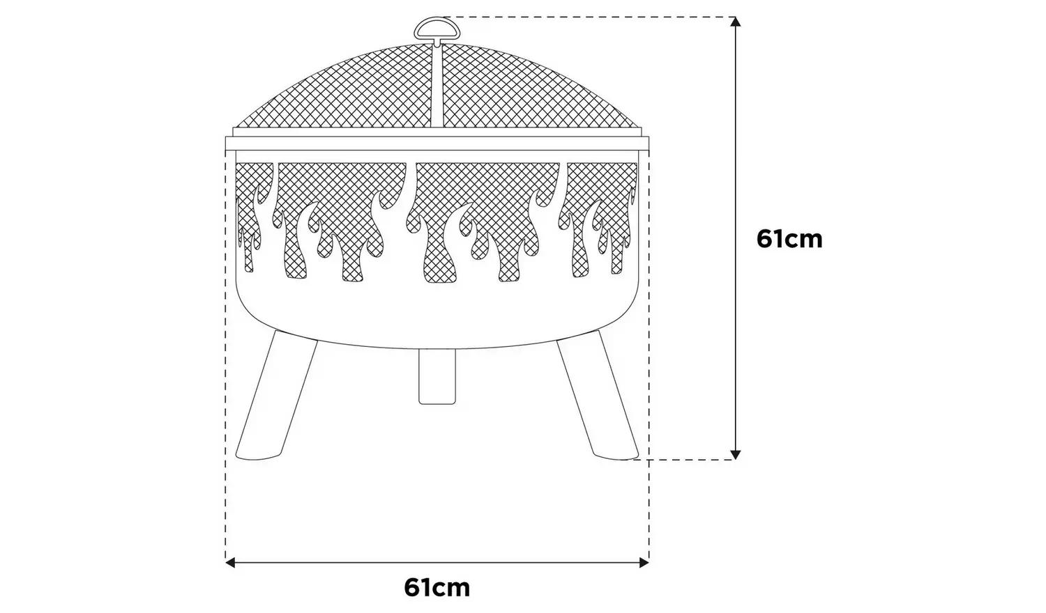 La Hacienda Wildfire Firepit