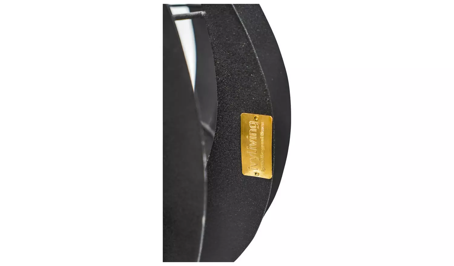 Ivyline Outdoor Solis Fire Pit - Matt Black