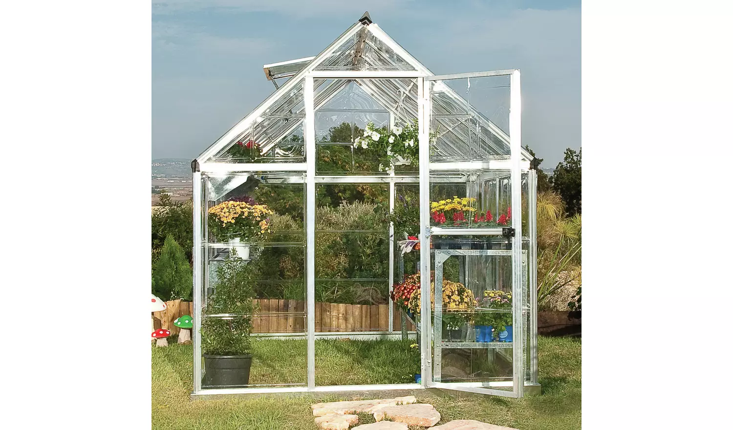 Palram – Canopia Harmony Silver Greenhouse – 6x8ft