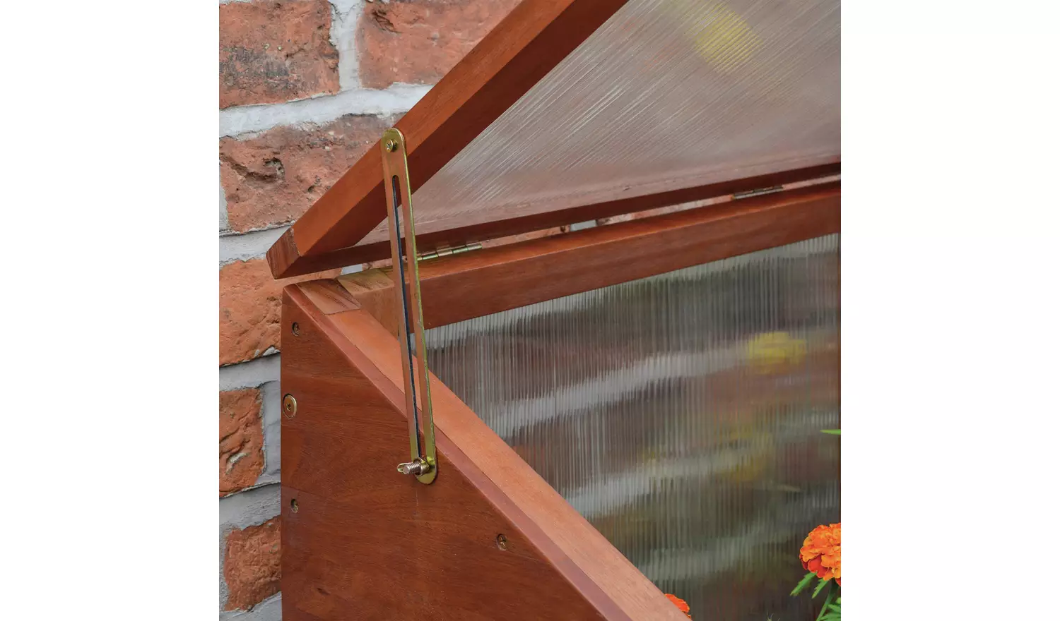 Rowlinson Hardwood 2Tier Mini Greenhouse