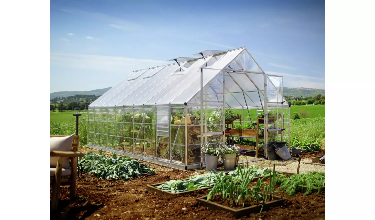 Palram Canopia Balance Silver Greenhouse - 10 x 20ft