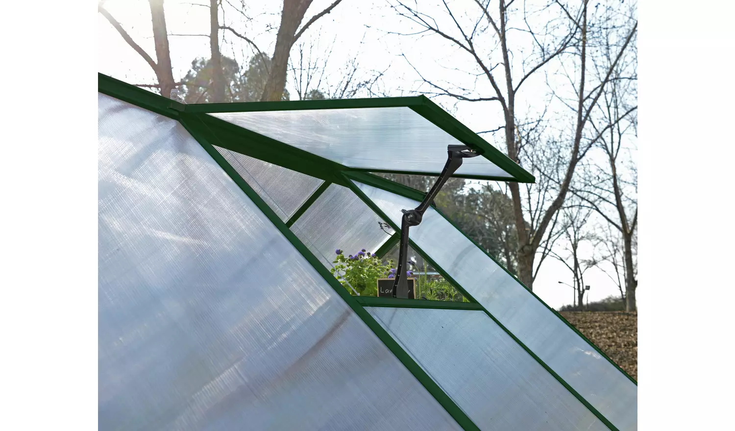 Palram Canopia Balance Green Greenhouse - 8 x 12ft