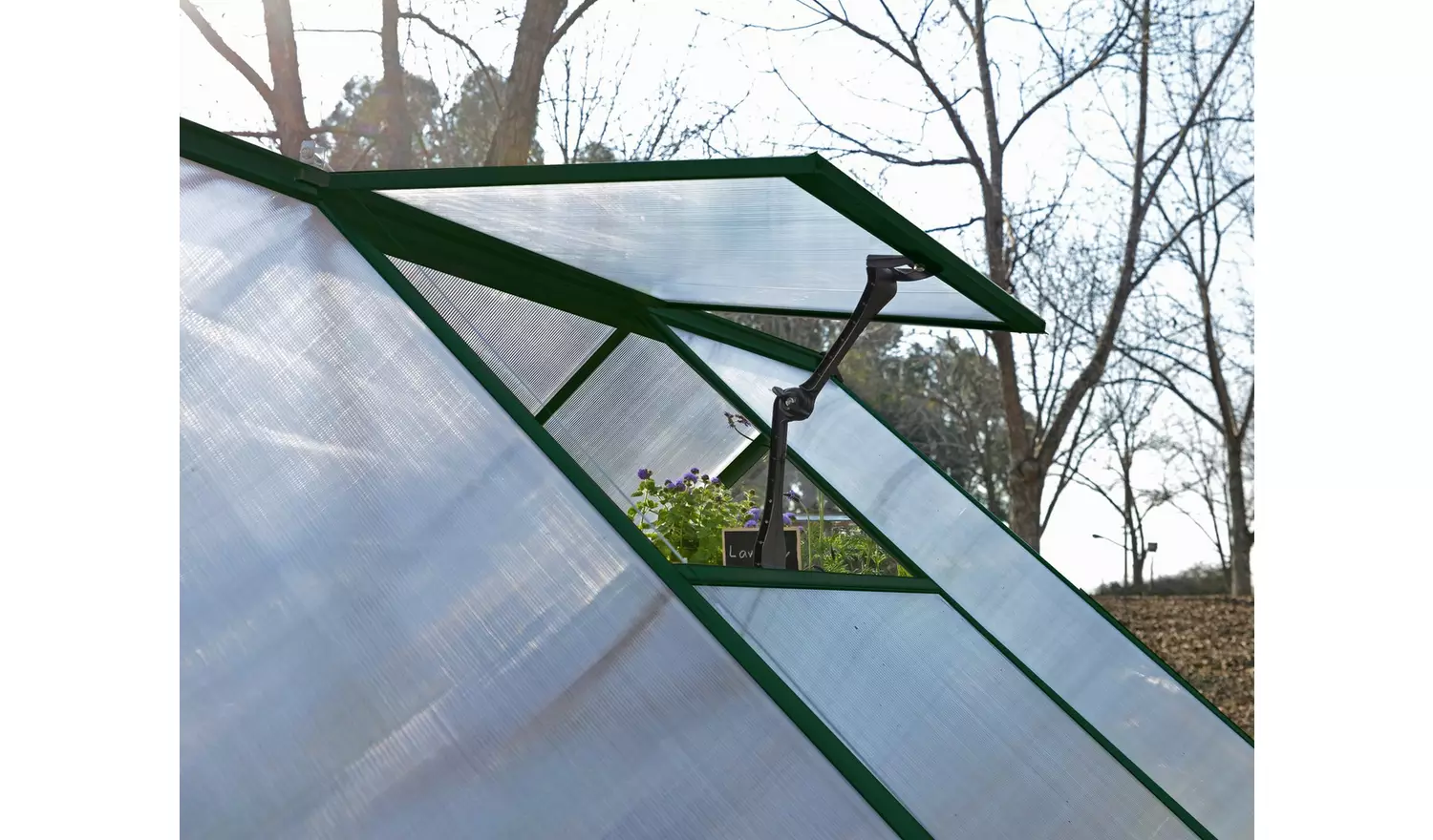 Palram Canopia Hybrid Green Greenhouse - 6 x 8ft