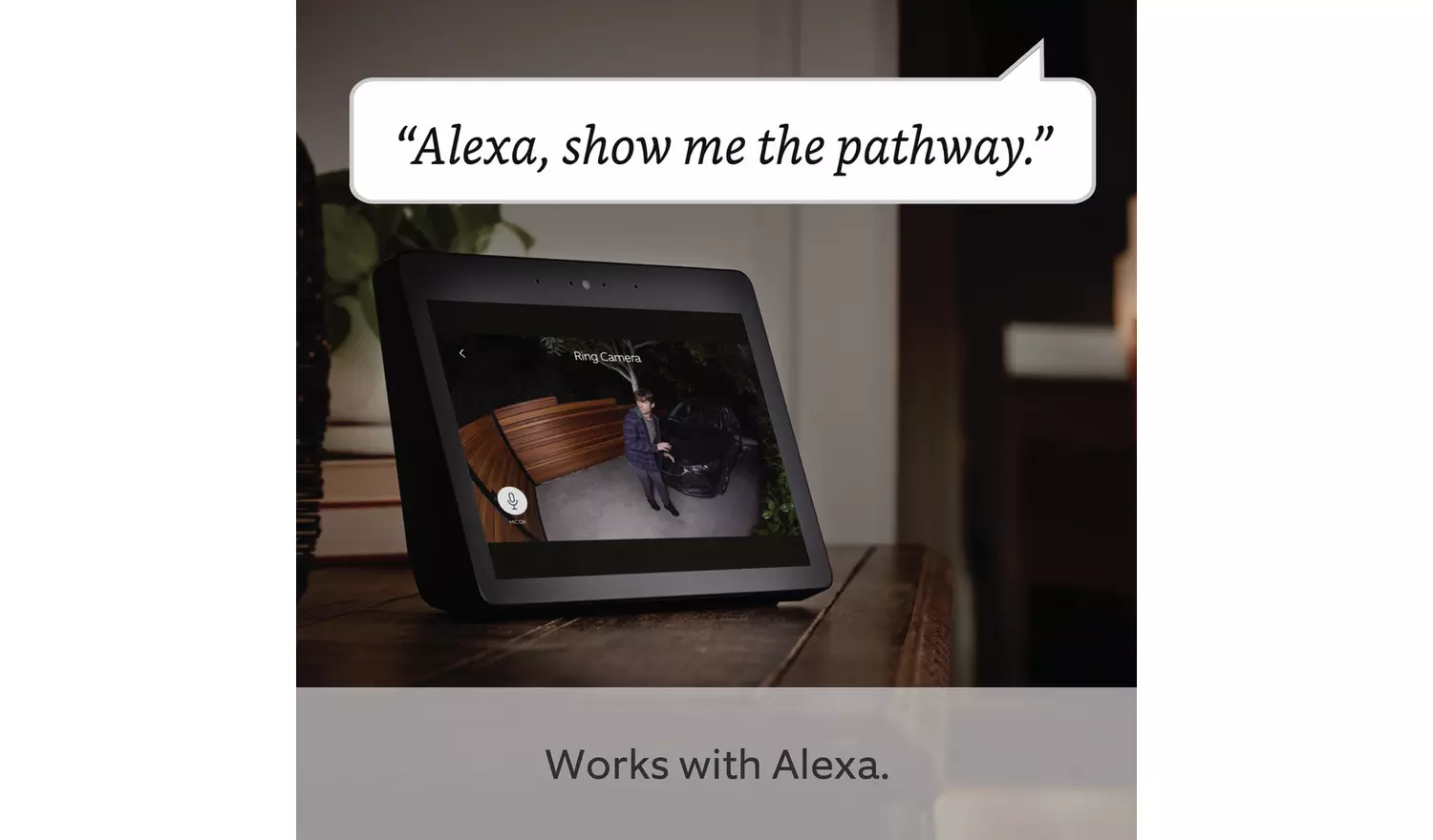 Ring Spotlight Cam Plus Battery Security Camera - White