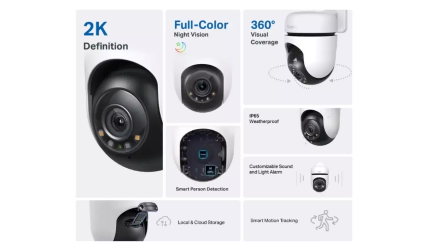 Tapo C510W 2K 360 Outdoor Security Camera